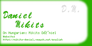 daniel mikits business card